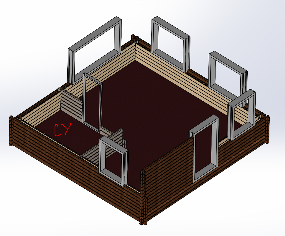 Проект 6x6 - возведение стен