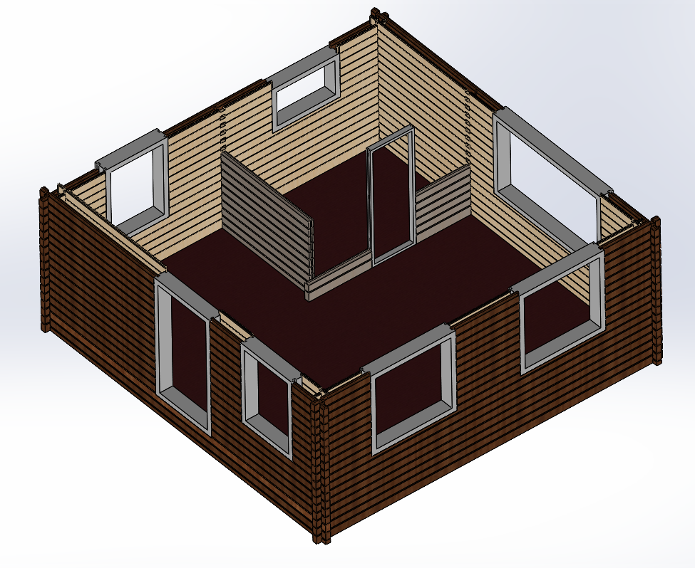 Проект 6x6 - готовый дом