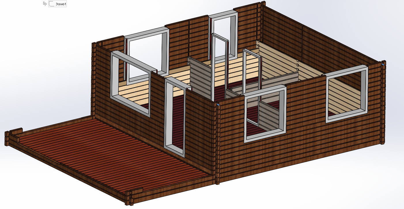 Терраса 6x3 - настил