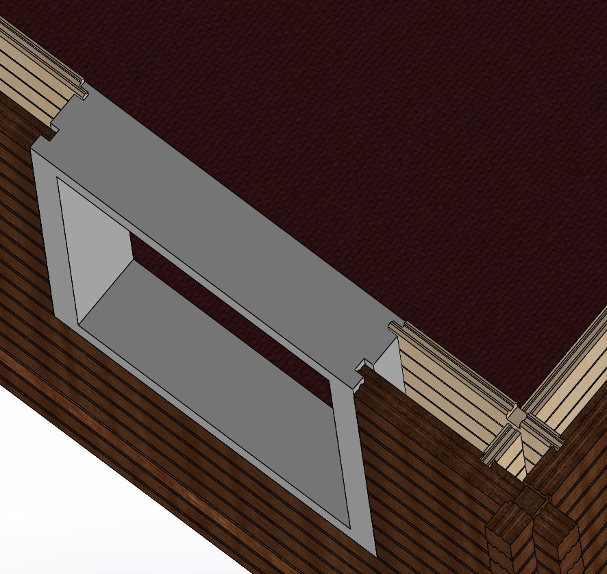 Обсадная коробка окна и двери